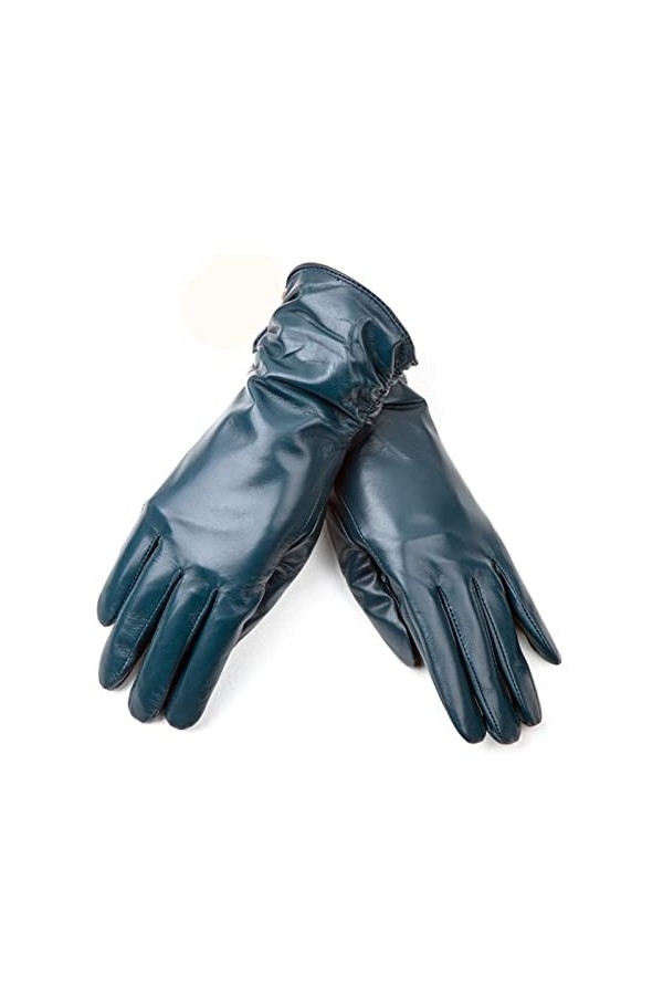 WAAZI Femme Gants en Cuir Femme Gants dhiver en Cuir Femme Color : A , Size : 6.5 