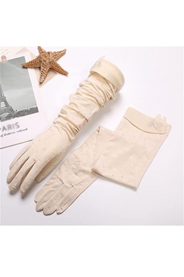 wrtgerht Gants mi-Longs de Conduite Section Mince Manches de Protection des Bras ombrage Manches en Soie de Glace été Femmes 