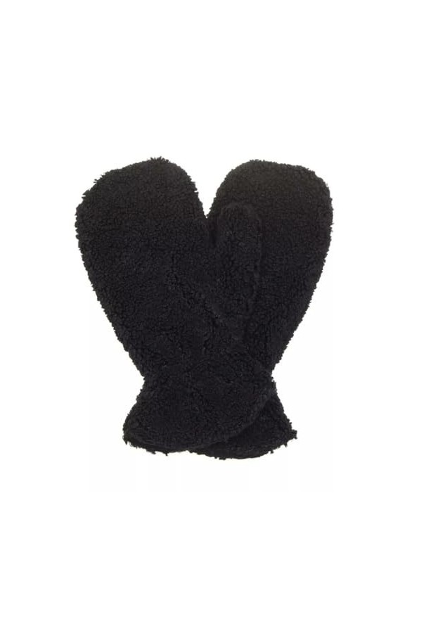 Moschino - Moufles - Femme, noir/argenté, taille unique