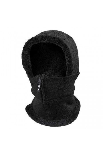 TAGVO Chapeau Cagoule Chaud dhiver, Bonnet Cache-Cou élastique, Chapeau décharpe de Couverture de Visage, Cagoule de Ski de