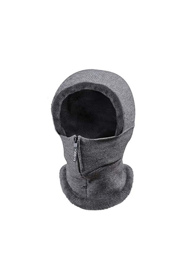 TAGVO Chapeau Cagoule Chaud dhiver, Bonnet Cache-Cou élastique, Chapeau décharpe de Couverture de Visage, Cagoule de Ski de