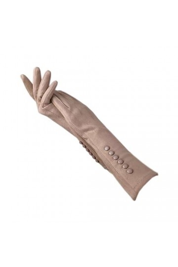wrtgerht Gants dhiver Gants for Femmes Longueur 35CM Gants de Bras Épaississement de lécran Tactile Gants