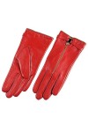 GLUXIT Gants en Cuir véritable Femmes Poignet dhiver Style Queue dhirondelle Color : D, Size : M 