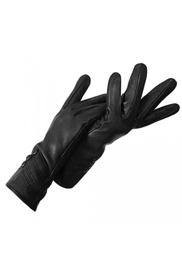 wrtgerht Hiver Printemps Femme Gants Gant Femme 70% Laine Tricot Doublure Mitaines Femme Gants Color : A, Size : 8 1/2 