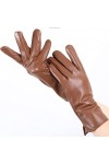 LSDJGDDE Gants en Cuir Femmes, véritables Gants en Cuir for Femmes, Gants for Femmes en Peau de Mouton Color : A, Size : 6.5
