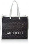Valentino Prisca Mort, Sac à Main Femme, Blu/Bianco, Taille Unique