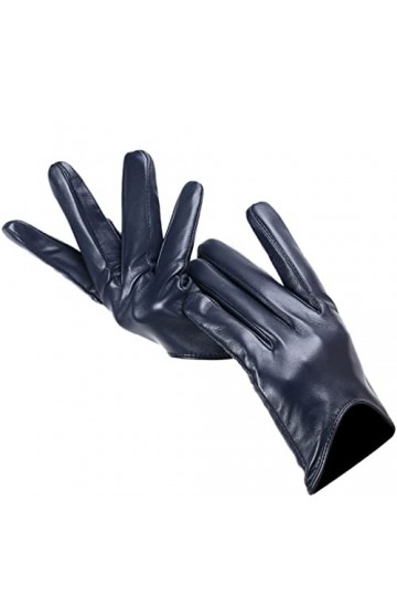 LSDJGDDE Conduire des Gants en Cuir for Femmes, des Gants à Toucher Mince, Gardez Les Gants dhiver des Femmes au Chaud Colo
