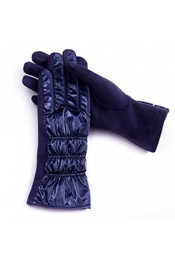 LSDJGDDE Gants en coton pour écran tactile pour femmes, hiver en plein air, équitation en peluche à lintérieur, moufles épai