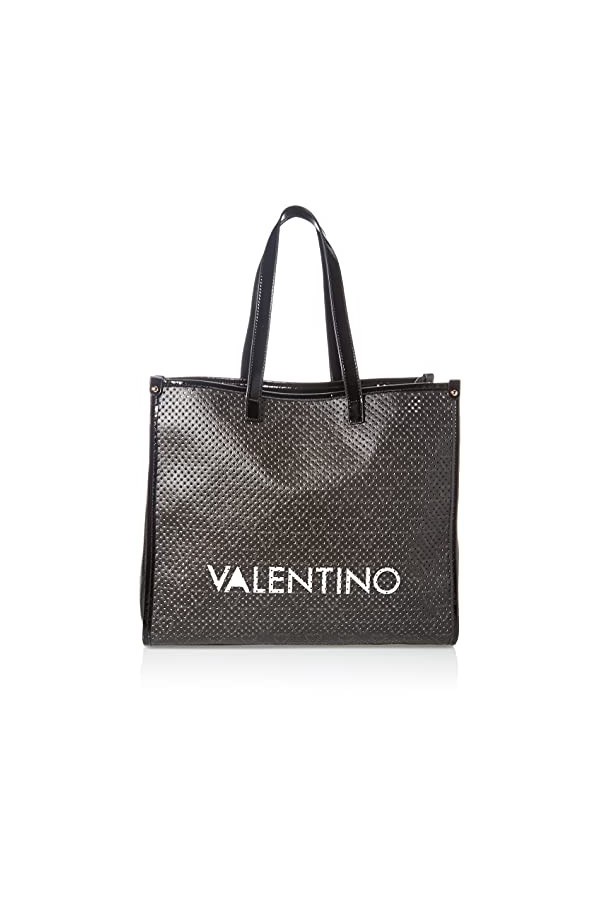 Valentino Prisca Mort, Sac à Main Femme, Blu/Bianco, Taille Unique