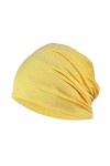 YOFASEN Bonnet Slouchy - Cancer Chimio Casquette en Coton Turban Chapeau Extensible Musulman Foulard pour Femmes Hommes, café