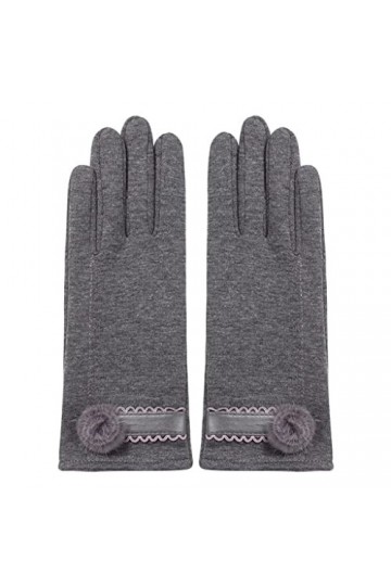 n/a Gants décran Tactile for Femmes Gants de Conduite Chauds for Femmes avec Doigts
