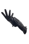 WYYDFDC Gants gants hiver dames gants en cuir noir Color : A, Size : 7 yards 