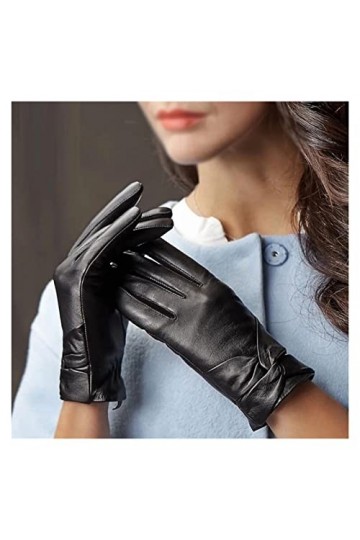 n/a Gants Chauds for Femmes dautomne et dhiver Protection Solaire Conduite Gants en Cuir déquitation Color : D, Size : S 