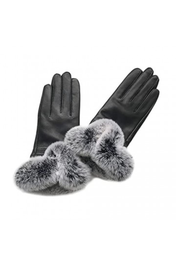 n/a Gants dhiver Gants en Cuir for Femmes Gants for Femmes Color : D, Size : L 