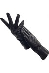 WYYDFDC Gants for femmes dhiver Gants de lueur chaude gants en cuir moto entraînant le cyclisme doigts froids Color : A, Si