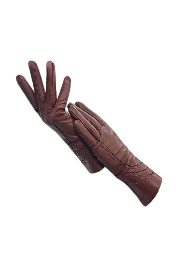 WYYDFDC Gants de poignet féminins dhiver Color : A, Size : 6.5 