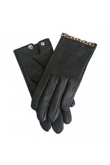 n/a Gants de Conduite à Section Mince dautomne et dhiver modèles for Femmes à écran Tactile et Gants en Cuir Courts à chaîn