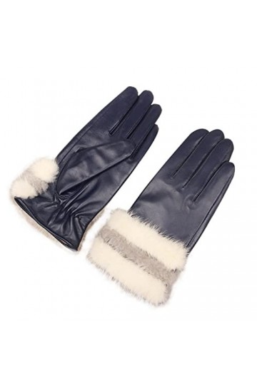 wrtgerht Gants dhiver Gants for Femmes Gants et Mitaines Chauffants en Cuir véritable Gants dhiver for Femmes Mitaines for 