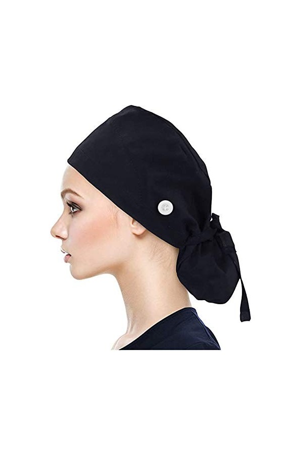 WULOFA Calot Chirurgical Fleur Chapeau dinfirmière Bonnet Chirurgical Tissu Turban Chimio Coton pour Filles Femmes Chapeaux 