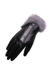 n/a Gants en Peau de Mouton for Femmes en Cuir à écran Tactile Gants de Conduite à la Mode Color : Black, Size : XL Code 