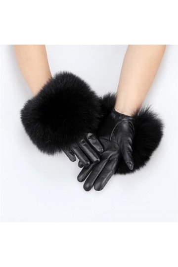 n/a Gants habillés for Femmes avec Gants de Doigt Gants de dîner for Dames Color : D, Size : XL Code 