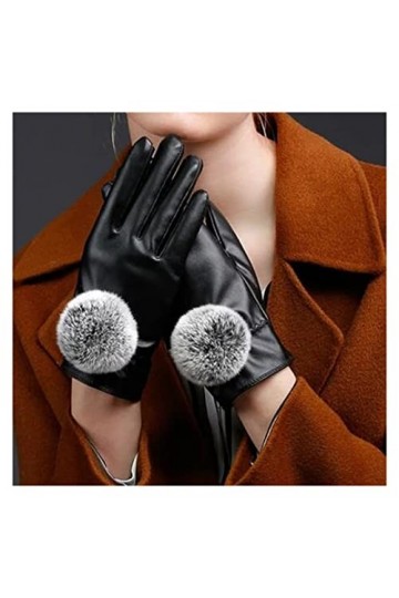 LSDJGDDE Gants dhiver épaississants for Femmes, Chauds et continus, Gants à écran Tactile Color : D, Size : L 