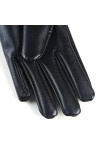 LSDJGDDE Gants for Femmes Automne et Hiver Plus Bas même Gants en Cuir PU écran Tactile Gants Chauds Gants dextérieur