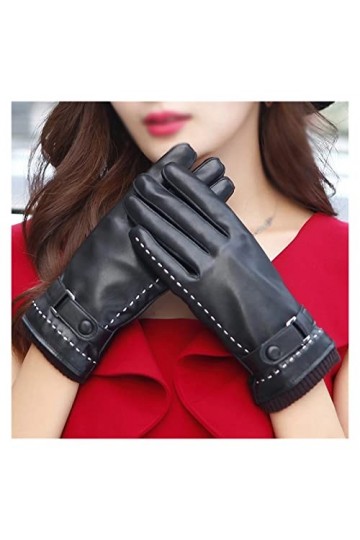 LSDJGDDE Gants dhiver Chauds Gants de Doigt continus écran Tactile Gants de Conduite en Velours épaissi