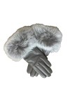 Hgvcfcv Gants dhiver chauds et élégants en cuir pour femme avec écran tactile en option, a, M
