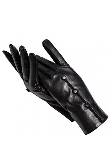 LSDJGDDE Gants en Cuir, Gants en Cuir Femme, Gants Chauds continus Femme Hiver, Gants Femme Color : D, Size : 7.5 