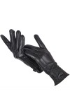 LSDJGDDE Gants en Cuir dhiver, Gants en Cuir décorés de Petits Papillons Femme, Gants Femme Color : D, Size : 7 