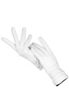 LSDJGDDE Gants Confortables Gants en Cuir véritable Gants Chauds dhiver Femmes Color : D, Size : 8.5 