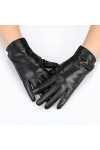 LSDJGDDE Gants en Cuir for Femmes dhiver Gants de Conduite en Plein air Color : D, Size : XL Code 