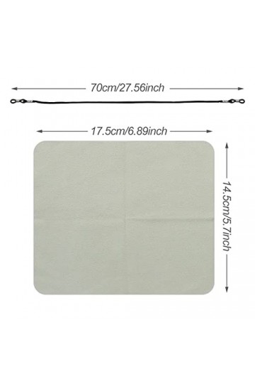 Hanyousheng 4 Pièces Cordon Lunettes, Nylon Noir Chaînes à Lunettes, Lanière, Sangle Réglable Universelle pour Femmes Hommes,