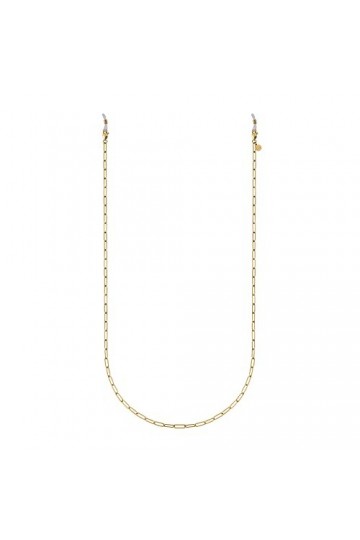 GD GOOD.designs EST. 2015 Chaîne à lunettes pour femmes or, argent et or rose I Cordon à lunettes doré 18 carats 75cm en ac