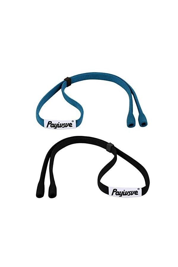 Payivsve Sangle de lunettes for Lunettes de Sport, Maintien fort Elastic Cordons pour Lunettes de Soleil Convient à toutes le
