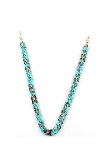 Zeayebsr Cordon Lunettes, chaînes de lunettes en acrylique, Corde Chaine a Lunettes Porte, Cordon Lunettes pour Femmes et Hom