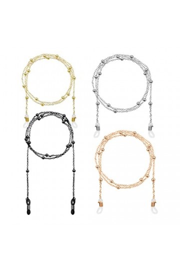 4 Pcs Chaîne Lunettes Femmes Chaîne pour Lunettes Cordon Lunettes Chaîne de Lunettes de Soleil Chaîne de Lunettes pour Lunett