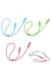 Durdiiy 3 Pièces Cordon Lunettes, Lunette Corde de Lunettes Réglable cordon lunettes homme femme, cordon lunettes sport, Sang