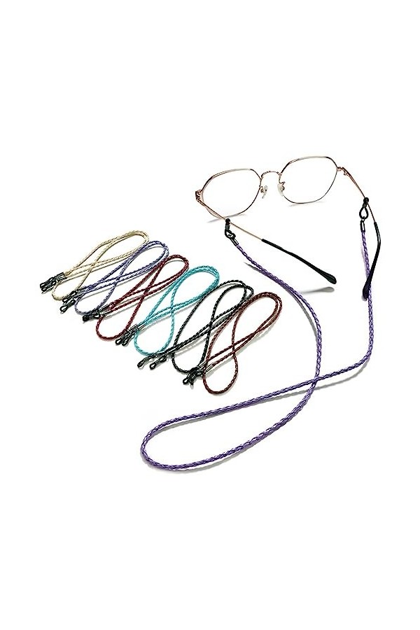 ZMREN 6 Pièces Chaînes de Lunettes Femmes Chaîne pour Lunettes Cordon Lunettes chaîne Lunettes de Soleil Lunettes chaîne Cou 