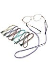 ZMREN 6 Pièces Chaînes de Lunettes Femmes Chaîne pour Lunettes Cordon Lunettes chaîne Lunettes de Soleil Lunettes chaîne Cou 