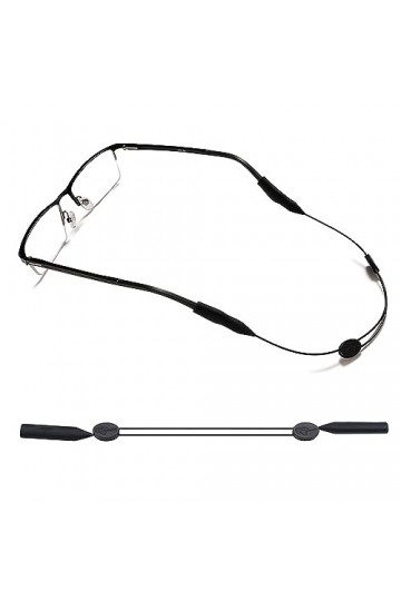 punwey Ajustable Cordons à Lunettes Sports Homme Femme, Retenue de Lunettes Réglables Cordon pour Lunette Sangle de Lunettes 