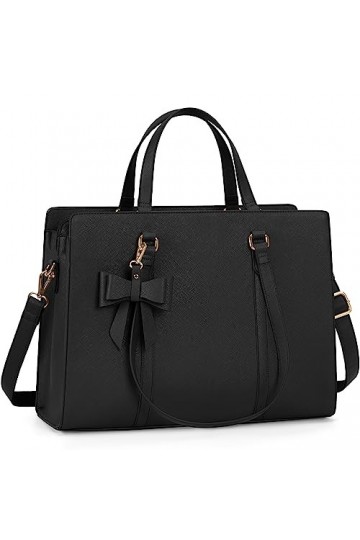 Sac Cabas Femme Sac a Main Sac à Main Femme en PU Cuir Grande Capacité Sac Ordinateur 15.6 Pouces Imperméable Sac Fourre Tout