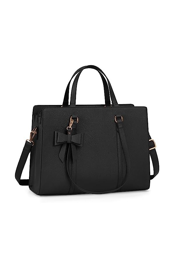 Sac Cabas Femme Sac a Main Sac à Main Femme en PU Cuir Grande Capacité Sac Ordinateur 15.6 Pouces Imperméable Sac Fourre Tout