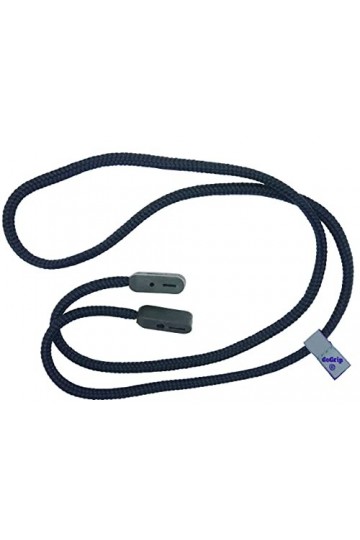 GoGrip Cordon de lunettes sécurisé – Cordon de lunettes et cordon de lunettes - Noir - Taille unique Petite