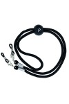 DIDINSKY Cordon de lunettes de lecture en nylon durable. Longueur réglable avec clip de blocage. GRAPHITE - STRAPS