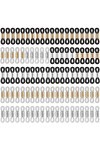 100 pieces Lunettes Extrémités Chaîne de Lunettes Retenue Embouts de chaîne de lunettes Boucle de Chaîne de Lunettes Connecte
