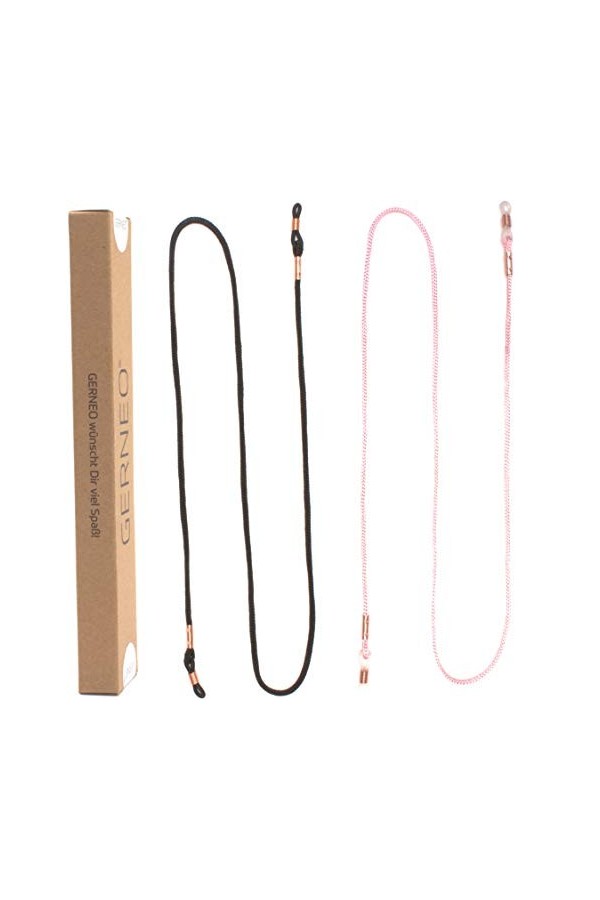 GERNEO® - Paris - cordon pour lunettes en tissu de haute qualité - sangle lunettes unisexe extra long pour lunettes de soleil