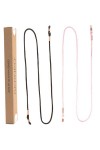 GERNEO® - Paris - cordon pour lunettes en tissu de haute qualité - sangle lunettes unisexe extra long pour lunettes de soleil