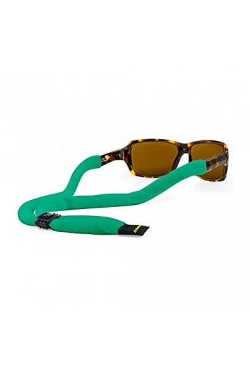 Croakies Cotton Suiters Attache pour Lunettes Émeraude